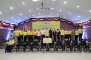 พม.ลำพูน จัดพิธีส่งมอบอุปกรณ์เครื่องช่วยความพิการฯ